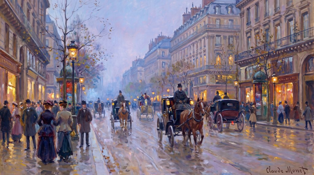 Impressionists on the Parisian boulevards (18 images) Impressionists on the Parisian boulevards (18 images)